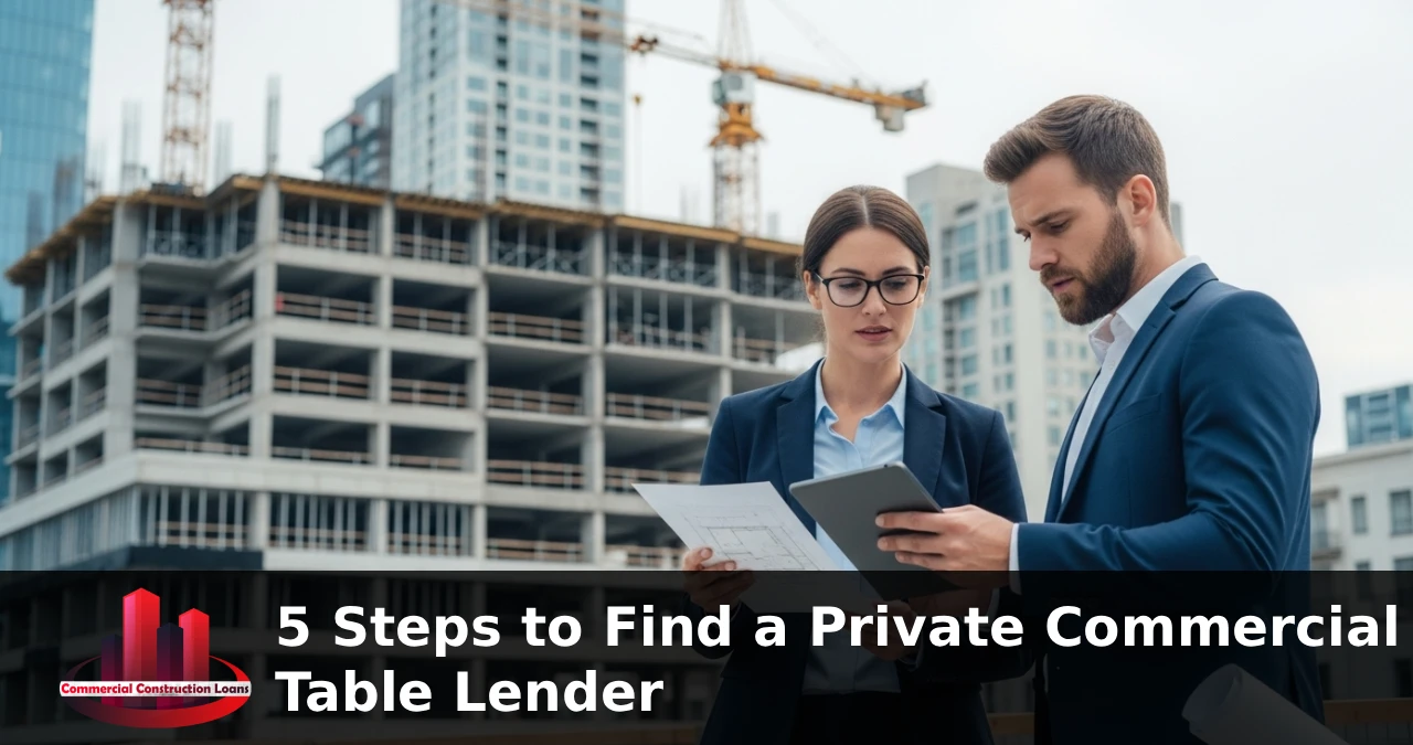 how to find a private commercial table lender